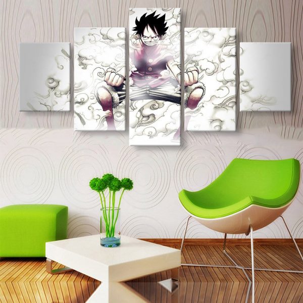 Tableau One Piece 01 Toile Avec cadre – Image 2