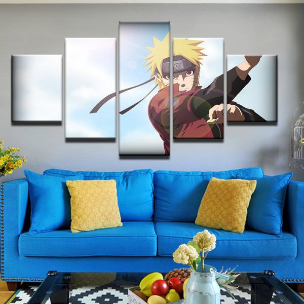 Tableau Naruto 12 Toile Avec cadre – Image 2