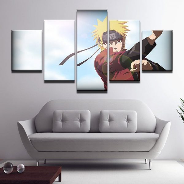 Tableau Naruto 12 Toile Avec cadre – Image 3