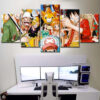 Tableau One Piece Tous les personnages 3 Toile Avec Cadre