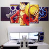 Tableau Monkey D. Luffy One Piece 2 Toile Avec Cadre