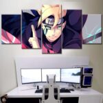 Tableau Boruto Uzumaki Toile Avec Cadre