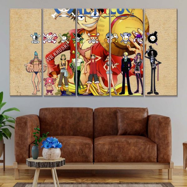 Tableau Monkey D Luffy One Piece 3 Toile Avec Cadre – Image 2