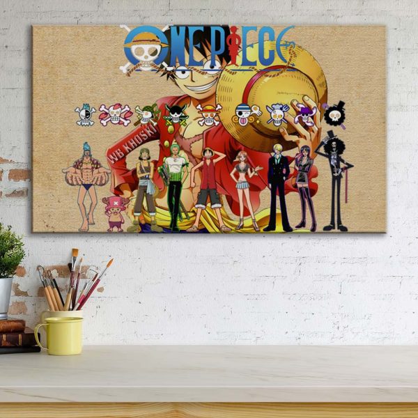 Tableau Monkey D Luffy One Piece 3 Toile Avec Cadre – Image 3