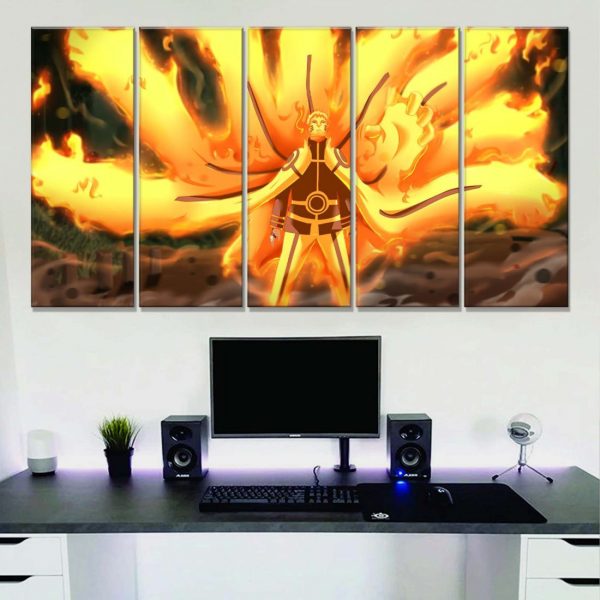 Tableau Uzumaki Naruto 2 Toile Avec Cadre – Image 2