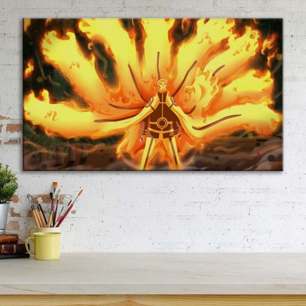 Tableau Uzumaki Naruto 2 Toile Avec Cadre – Image 3