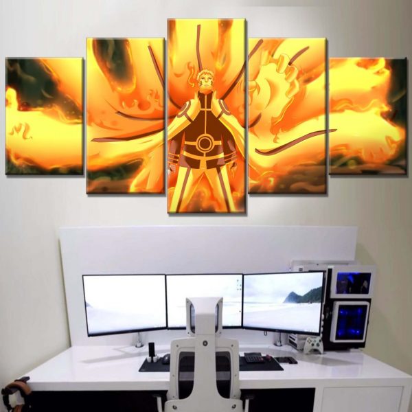 Tableau Uzumaki Naruto 2 Toile Avec Cadre