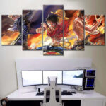 Tableau One Piece Tous les personnages 15 Toile Avec Cadre