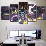 Tableau One Piece Kaido 16 Toile Avec Cadre