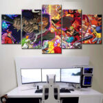 Tableau One Piece Tous les personnages 11 Toile Avec Cadre