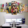 Tableau One Piece Tous les personnages 22 Toile Avec Cadre