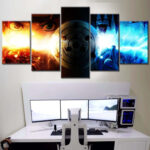 Tableau Naruto Sasuke et Naruto 15 Toile Avec Cadre