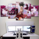 Tableau One Piece Luffy 29 Toile Avec Cadre