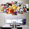 Tableau One Piece Tous les personnages 27 Toile Avec Cadre