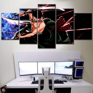 Tableau One Piece Tous Les Personnages 49 Toile Avec Cadre