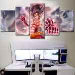 Tableau One Piece Monkey D Luffy Gear 3 Toile Avec Cadre