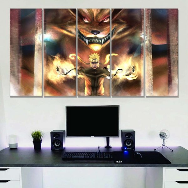 Tableau Uzumaki Naruto 1 Toile Avec Cadre – Image 2