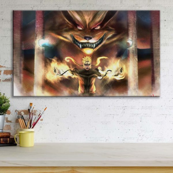 Tableau Uzumaki Naruto 1 Toile Avec Cadre – Image 3