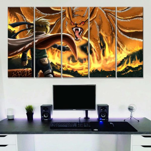 Tableau Uzumaki Naruto 4 Toile Avec Cadre – Image 2
