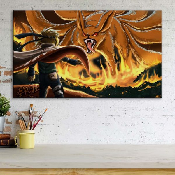 Tableau Uzumaki Naruto 4 Toile Avec Cadre – Image 3