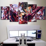 Tableau One Piece Monkey D Luffy 42 Toile Avec Cadre