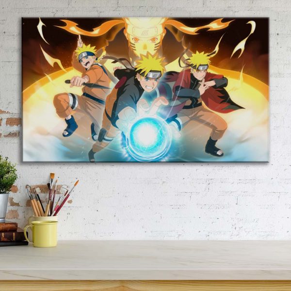 Tableau Naruto 23 Toile Avec Cadre – Image 3