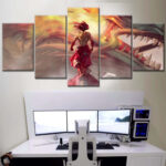 Tableau One Piece Tous Les Personnages 38 Toile Avec Cadre