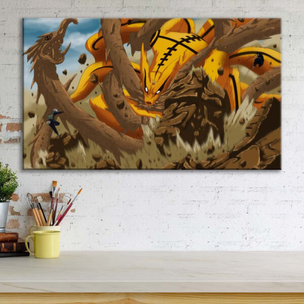 Tableau Naruto 10 Toile Avec Cadre – Image 3