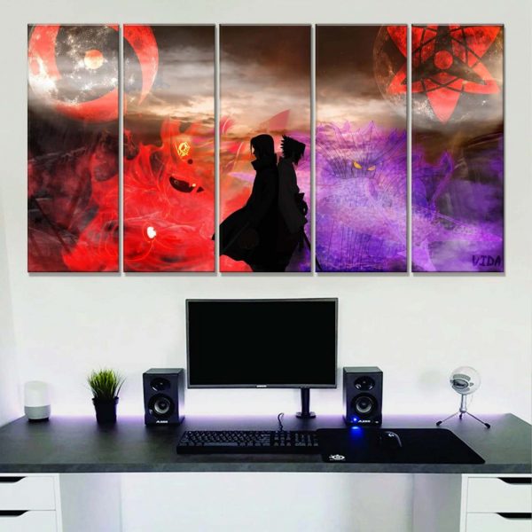 Tableau Naruto 3 Toile Avec Cadre – Image 2