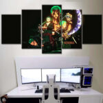 Tableau One Piece Tous Les Personnages 55 Toile Avec Cadre