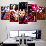 Tableau One Piece Luffy 53 Toile Avec Cadre