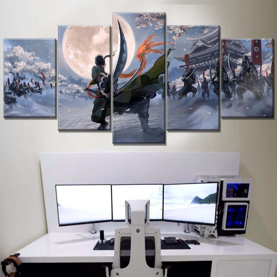 Tableau One Piece Tous Les Personnages 37 Toile Avec Cadre