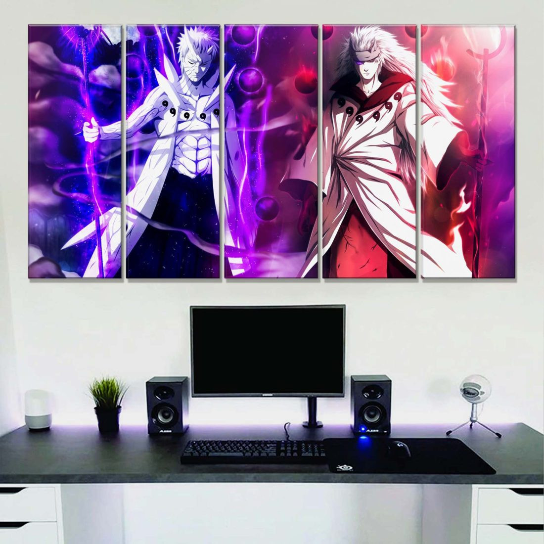 Tableau Naruto 1 Toile Avec Cadre – Image 2