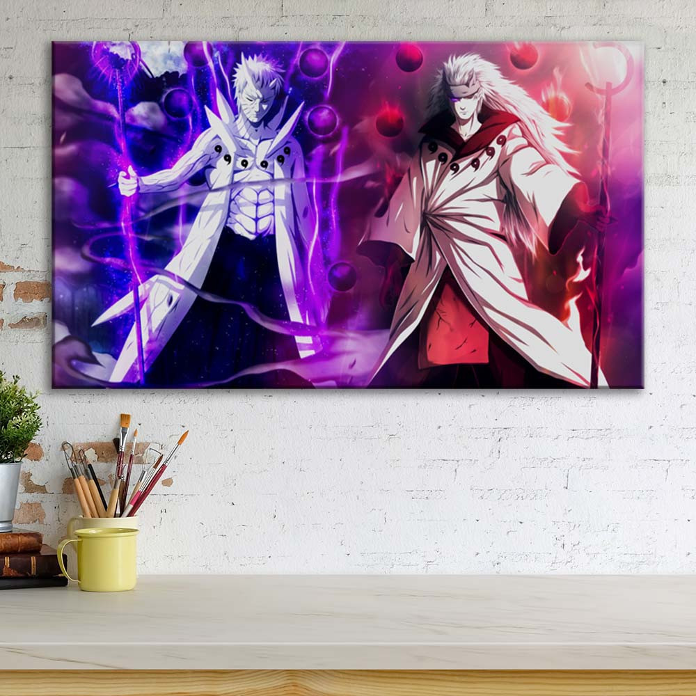 Tableau Naruto 1 Toile Avec Cadre – Image 3