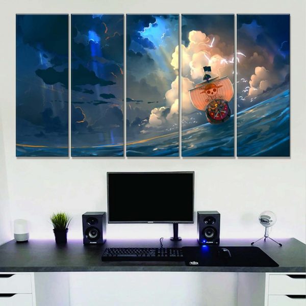 Tableau One Piece Zoro 47 Toile Avec Cadre – Image 2