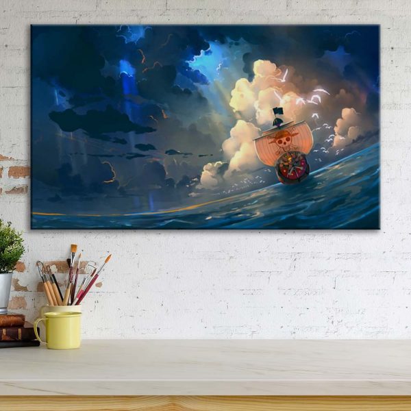 Tableau One Piece Zoro 47 Toile Avec Cadre – Image 3