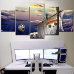 Tableau One Piece Thounsand Sunny 21 Toile Avec Cadre