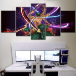 Tableau One Piece Zoro 91001 Toile Avec Cadre