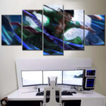 Tableau One Piece Zoro 43 Toile Avec Cadre