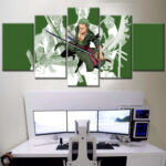 Tableau One Piece Zoro 23 Toile Avec Cadre