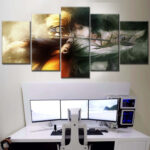 Tableau Naruto Sasuke et Naruto 29 Toile Avec Cadre