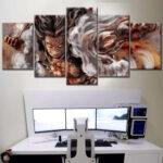 Tableau One Piece Luffy 36 Toile Avec Cadre