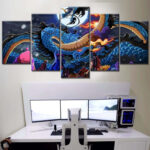 Tableau One Piece Tous les personnages 33 Toile Avec Cadre