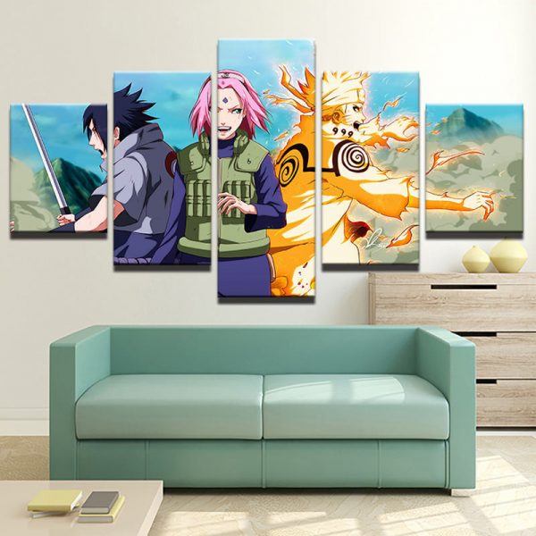 Tableau Naruto 08 Toile Avec cadre – Image 2