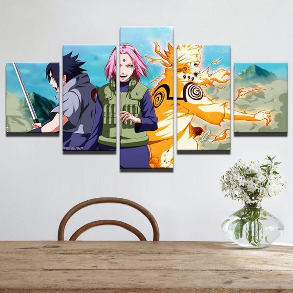 Tableau Naruto 08 Toile Avec cadre – Image 3
