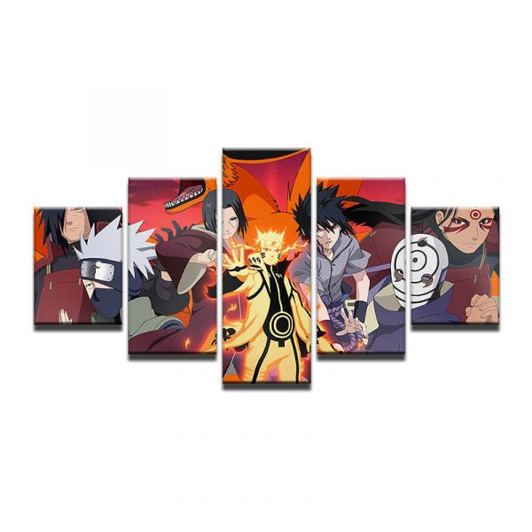 Tableau Naruto 05 Toile Avec cadre – Image 3