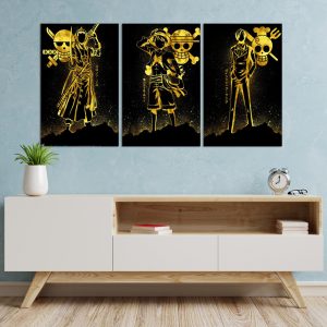 Tableau One Piece Personnages 1 Toile Avec cadre