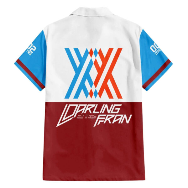 Chemise hawaïenne Zero Two - Darling in the Franxx - Maison Otaku – Image 2