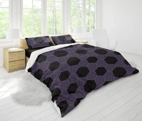 Housse De Couette Kokushibô Demon Slayer Parure de lit Ensemble De Literie – Image 2