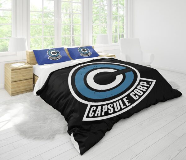 Housse De Couette Capsule Corp Dragon Ball Parure de lit Ensemble De Literie – Image 2